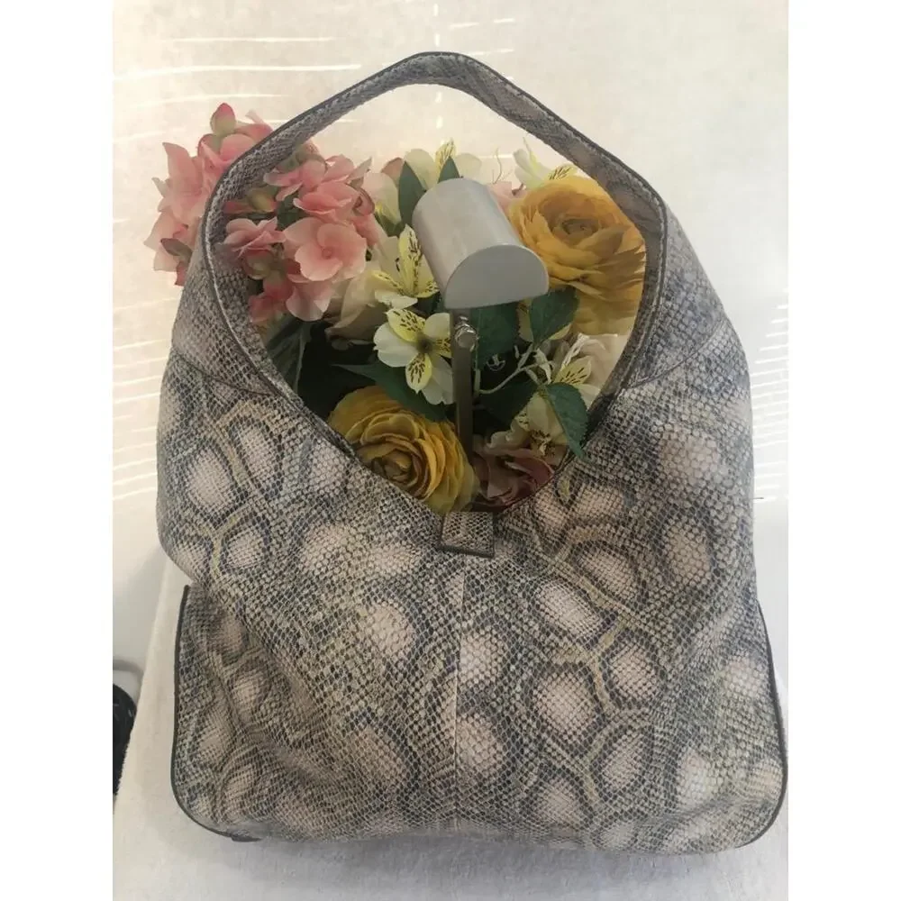 G.I.L.I. Classic PYTHON SNAKE Leather Hobo- Verona BAG PURSE (120